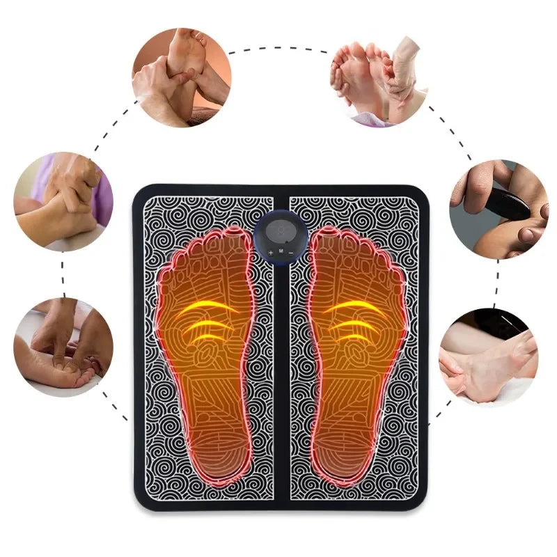 Tapete Massageador de Pés PureRelax + Brinde Grátis Massageador Corporal