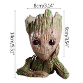 Vaso de Planta Suculentas Cactos Porta Treco Baby Groot Planter