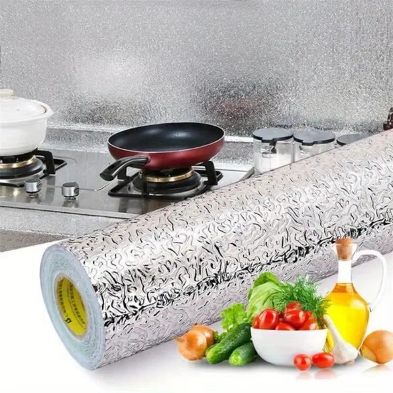 Adesivo de Alumínio Resistente Anti Gordura Anti Sujeira À Prova D'Água para Cozinha Alumiplus