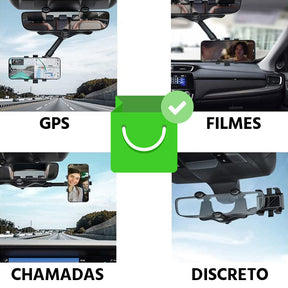 Suporte de Celular 360º para Carro Multifuncional