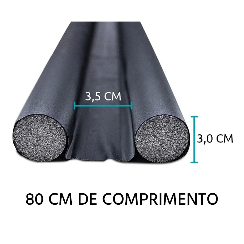 Veda Porta Ajustável Rolinho Duplo 80cm RollPro